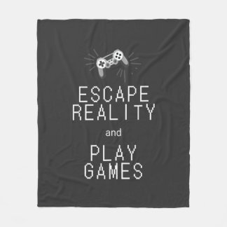 Ontsnap aan de Realiteit Speel Games Retro Fleece Deken
