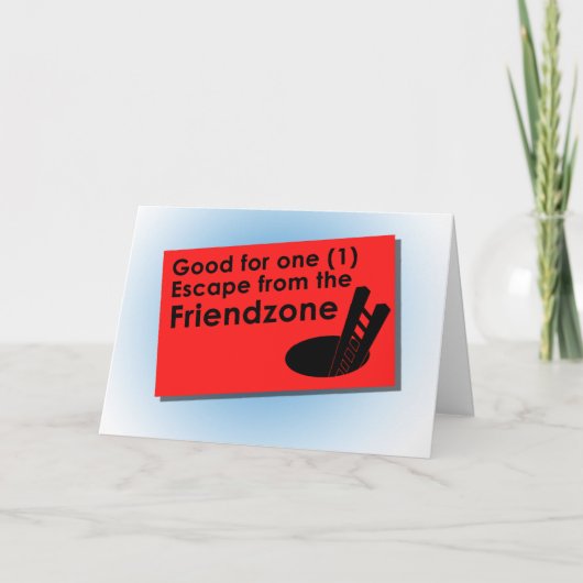 Ontsnap aan Friendzone Kaart (Voorkant)