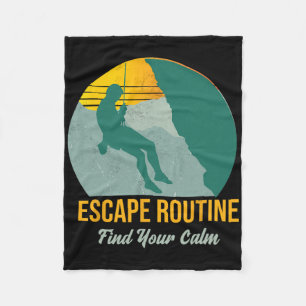 Ontsnap aan je routine. Vind je rust, avontuur kli Fleece Deken