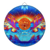 Ontsnappen aan de Zon Dartbord (Voorkant)