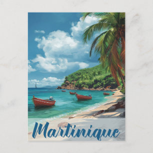 Ontsnappen aan het Paradijs: Martinique Vakantie Briefkaart