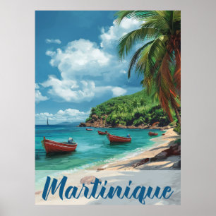 Ontsnappen aan het Paradijs: Martinique Vakantie Poster