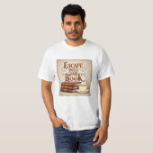 Ontsnappen in een goed boek t-shirt (Voorkant volledig)