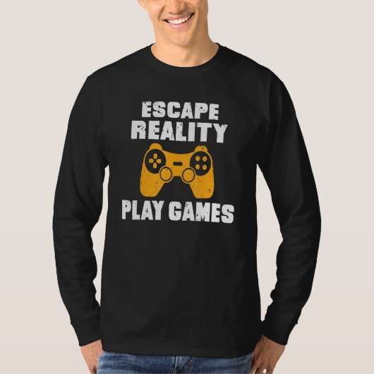 Ontsnappen Realiteit Spelen Spelletjes Spel T-shirt (Voorkant)