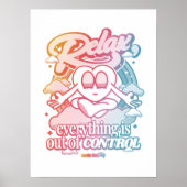 Ontspan, alles is uit de hand gelopen poster (Voorkant)