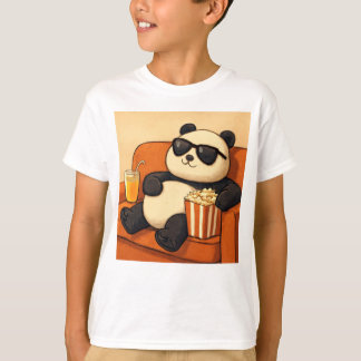 Ontspan als een Panda – Schattige Ontspannen Stijl T-shirt