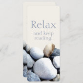 Ontspan Bezig met lezen van Chic Insping Pebbles B (Voorkant / Achterkant)