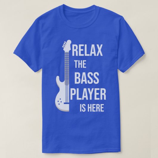 Ontspan de bassenspeler is hier grappig geschenk v t-shirt (Design voorkant)