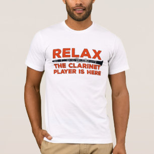 Ontspan de Clarinet Player hier T-shirt