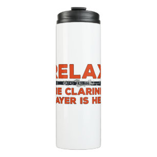 Ontspan de Clarinet Player hier Thermosbeker