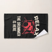 Ontspan de drummer hier handdoek (Handdoek)