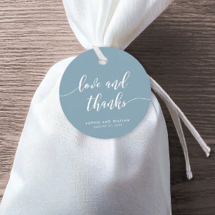 Ontspan de Liefde van het Manuscript en de Aangepa Bedankjes Labels
