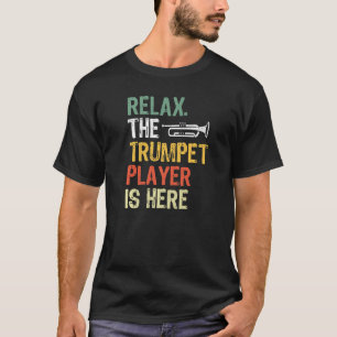 Ontspan de Trumpet speler hier is T-shirt