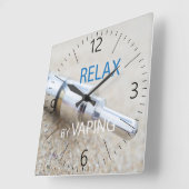 Ontspan door dampen vierkante klok (Hoek)