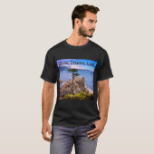 Ontspan, Dream, Live.. Carmel, CA T-shirt (Voorkant volledig)