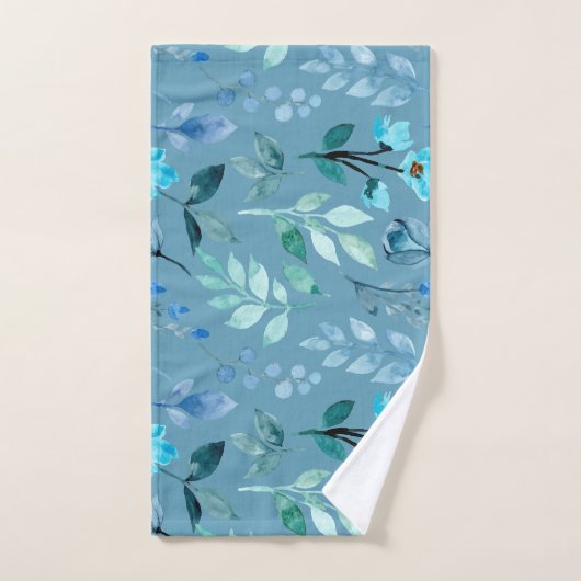 Ontspan en ontwind Blauwgroen ontwerper Pattered Bad Handdoek (Handdoek)