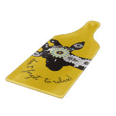Ontspan - Gele Funky Grappige Giraffe Snijplank (Hoek)
