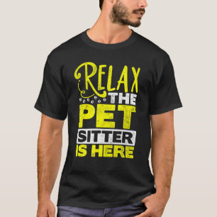 Ontspan het gezelschapsdier hier t-shirt