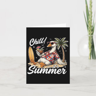 Ontspan het is zomer Ganzen Kaart