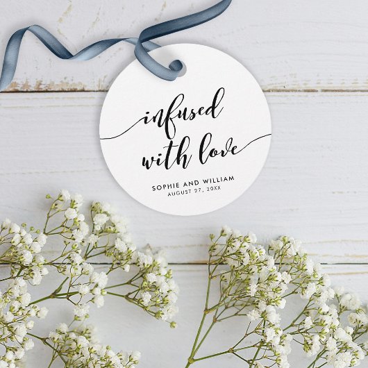 Ontspan het Manuscript dat met de Weddenschap van Bedankjes Labels