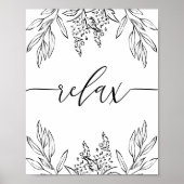 Ontspan het poster van het de muurkunst van de Bat (Voorkant)