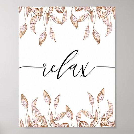 Ontspan het poster van het de muurkunst van de Bat (Voorkant)