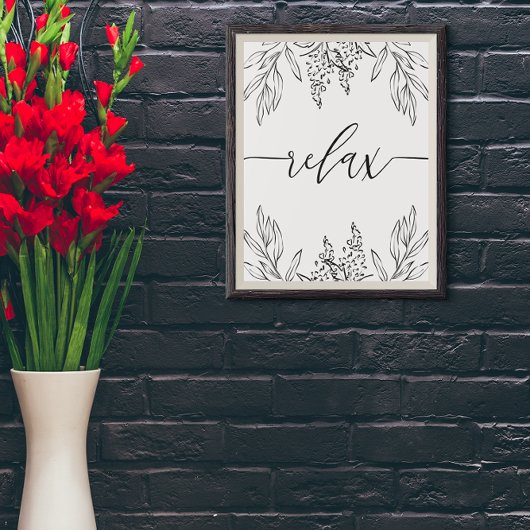 Ontspan het poster van het de muurkunst van de Bat