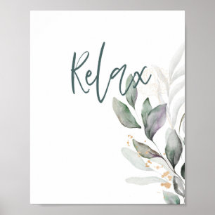 Ontspan het poster van het de muurkunst van de Bat