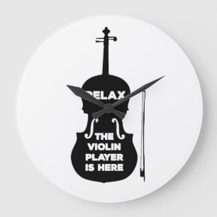 Ontspan hier de Violin Player Grote Klok