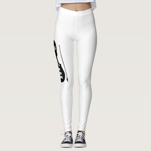 Ontspan hier de Violin Player Leggings (Voorkant)