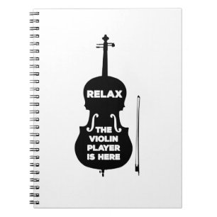 Ontspan hier de Violin Player Notitieboek