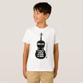 Ontspan hier de Violin Player T-shirt (Voorkant volledig)