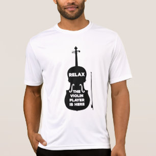 Ontspan hier de Violin Player T-shirt