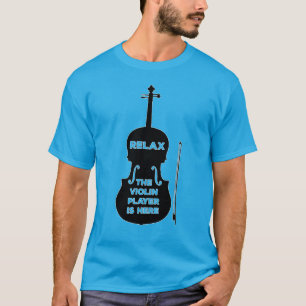 Ontspan hier de Violin Player T-shirt
