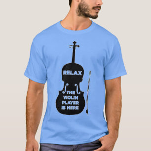 Ontspan hier de Violin Player T-shirt