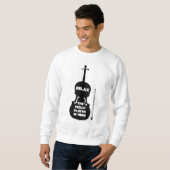 Ontspan hier de Violin Player Trui (Voorkant volledig)