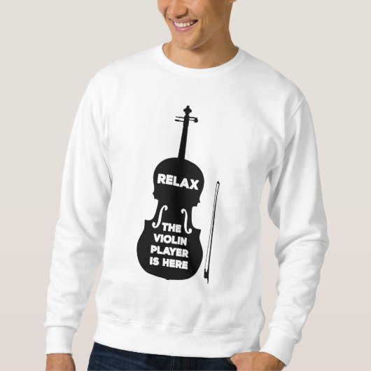 Ontspan hier de Violin Player Trui (Voorkant)