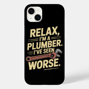Ontspan, ik ben een loodgieter - Loodgieter grappi Case-Mate iPhone 14 Plus Hoesje