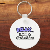 Ontspan ... Ik ben fervent Sleutelhanger (Voorkant)