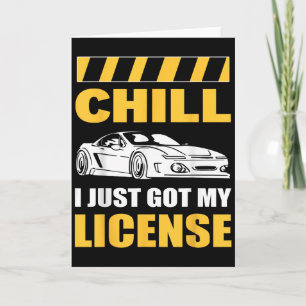 Ontspan, ik heb net mijn rijbewijs, nieuwe bestuur kaart