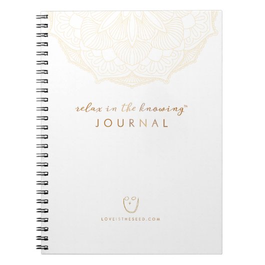 Ontspan in het Knoopblad Notitieboek (Voorkant)