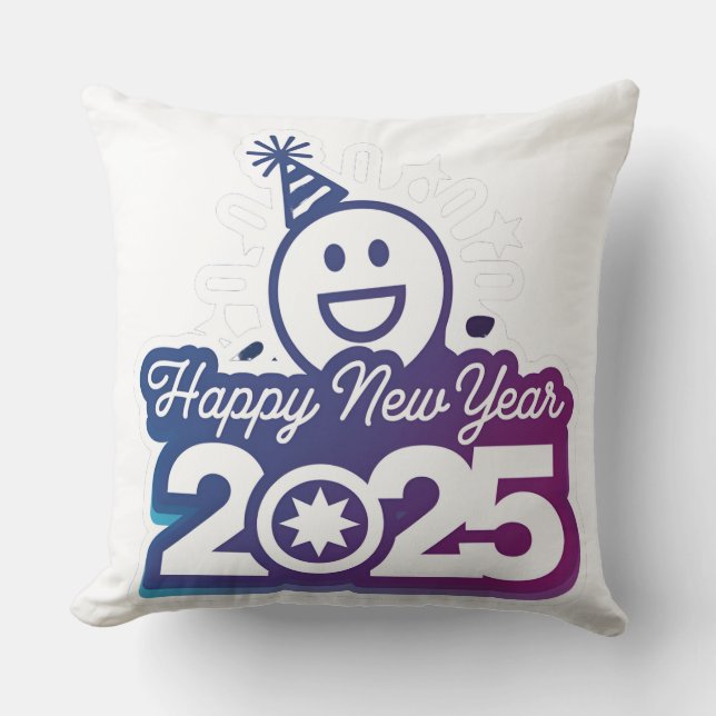 Ontspan in het nieuwe jaar 2025 Sierkussen (Voorkant)