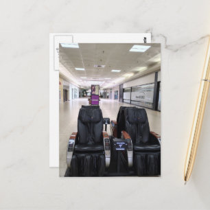 Ontspan in Liminal Space Verlaten Winkelcentrum Briefkaart