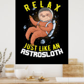 Ontspan je als een astronaut poster (Keuken)