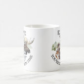 Ontspan Je bent op cabine-tijd Bosdieren Koffiemok (Center)