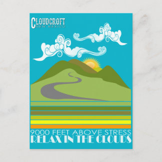 Ontspan je in de wolken briefkaart