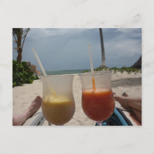 Ontspan je op het strand briefkaart