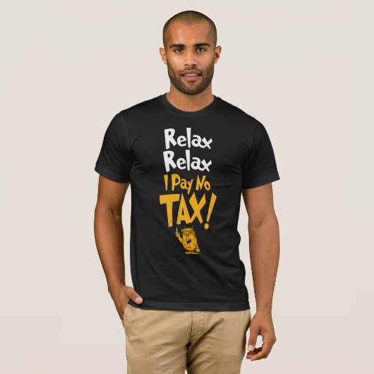 Ontspan je! t-shirt (Voorkant volledig)