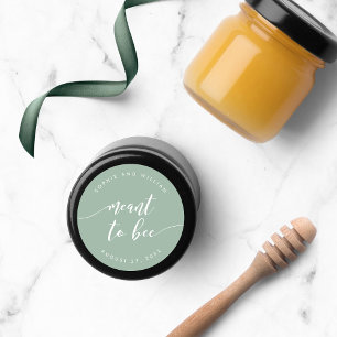 Ontspan Manuscript Meant om Editable Kleurhuwelijk Ronde Sticker