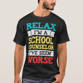 Ontspan me als schooladviseur die ik erger heb gez t-shirt